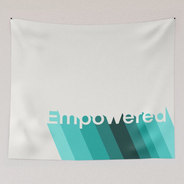 Item preview, Empowered - Empowerment - Feminism - Quote designed and sold by Sara Vissante.