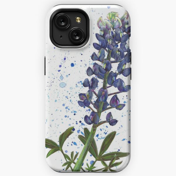 Texas Bluebonnet Wildflower Splatter