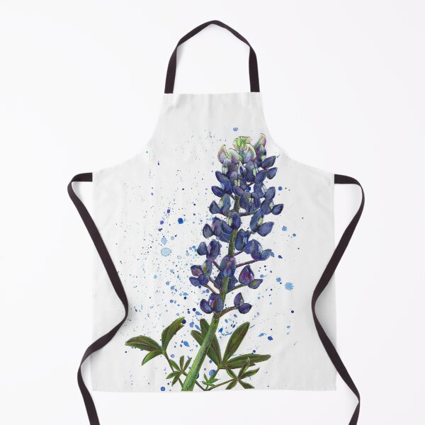Item preview, Texas Bluebonnet Wildflower Splatter designed and sold by cloudeddreams.