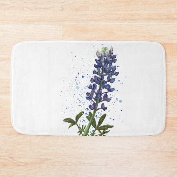 Item preview, Texas Bluebonnet Wildflower Splatter designed and sold by cloudeddreams.