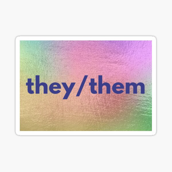 Item preview, They/them pronouns designed and sold by herizon.