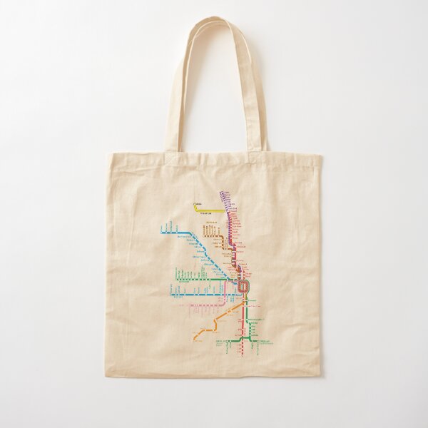 Item preview, Chicago Trains Map designed and sold by Rich Anderson.