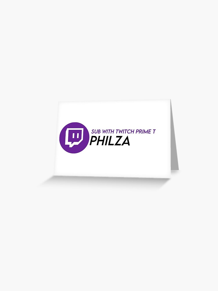 Twitch Prime Philza Greeting Card By Laurenswiffin Redbubble