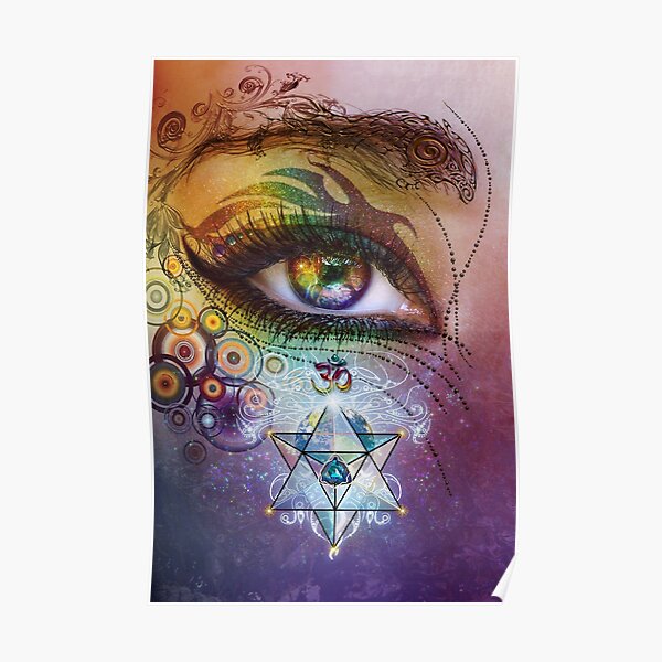 Rainbow Eye: Liebe und Licht Poster