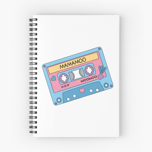 Item preview, MAMAMOO Moomoo CUTE Retro Pastel Cassette Tape Blue Pink designed and sold by SugarSaint.
