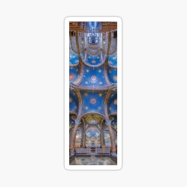  Vertical Churches - Church of All Nations, Jerusalem, Israel Sticker