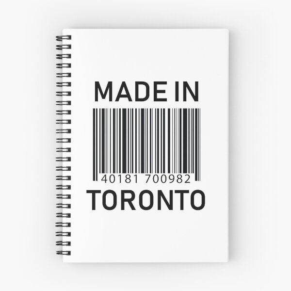 Item preview, Made in Toronto Barcode Design on White designed and sold by ArqDezines.