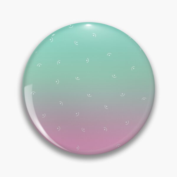 Item preview, Semicircle Watercolor Pattern Design, Funny Sky with Colors Pink Turquoise Geometric Graphic Vintage Shape designed and sold by PrintOfi.