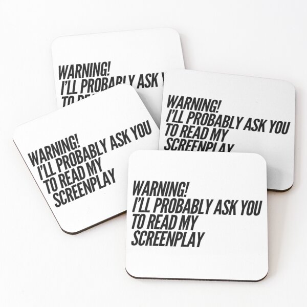 Item preview, Warning! I'll Probably Ask You to Read My Screenplay designed and sold by CJCTEES.