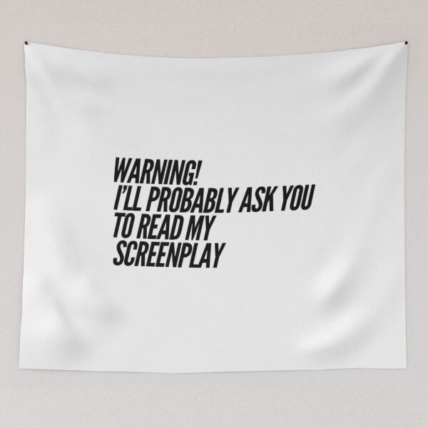 Item preview, Warning! I'll Probably Ask You to Read My Screenplay designed and sold by CJCTEES.