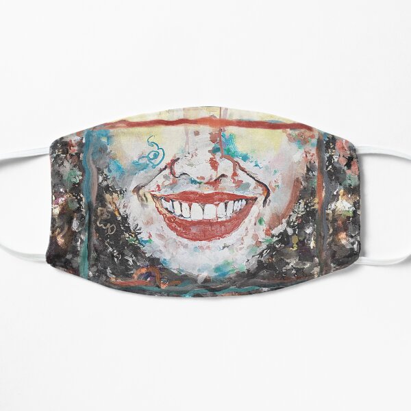 “Crumble” painting (“Happy to be an Artist”) - “Smile” Fine Art series Mask