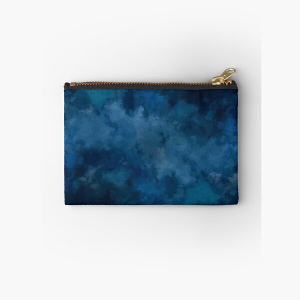 Item preview, Watercolor Cloud Storm Blue Dark, Funny Blue Clouds Pattern Canvas Print designed and sold by PrintOfi.