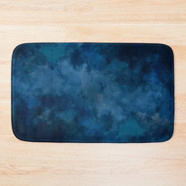 Item preview, Watercolor Cloud Storm Blue Dark, Funny Blue Clouds Pattern Canvas Print designed and sold by PrintOfi.