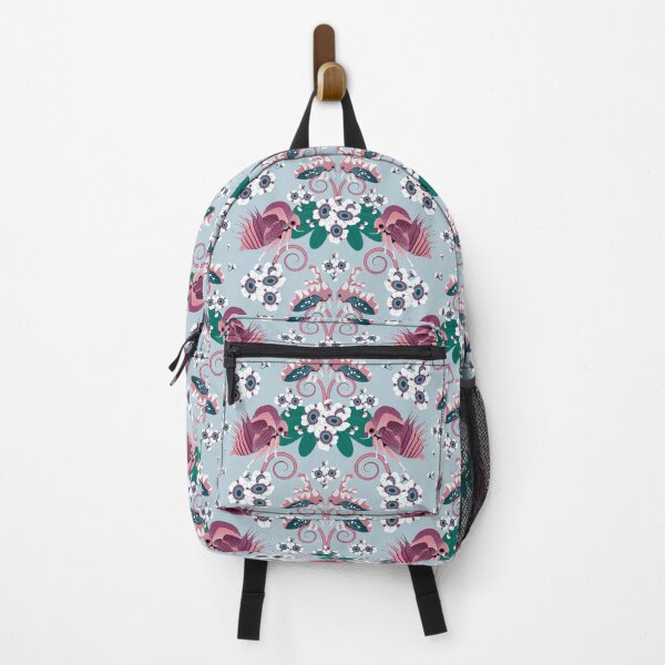 Item preview, Treehopper, Dark pink on a gray-blue background designed and sold by Alex Blud.