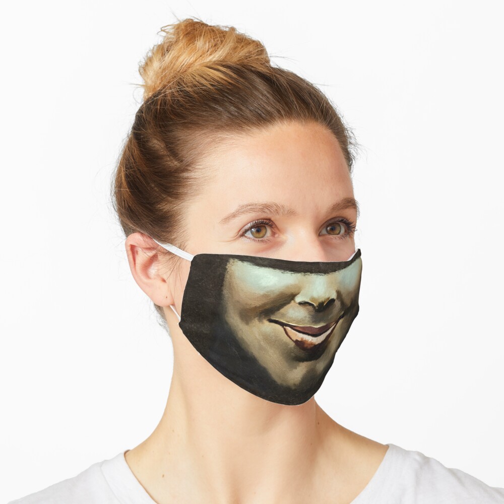 “Grounded” painting - “Smile” Fine Art series Mask