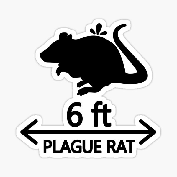 Item preview, 6ft Plague Rat! designed and sold by SarcasticWords.