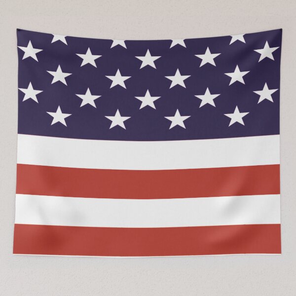 Item preview, Stars and Stripes Red White and Blue USA Flag designed and sold by SqueakyRicardo.