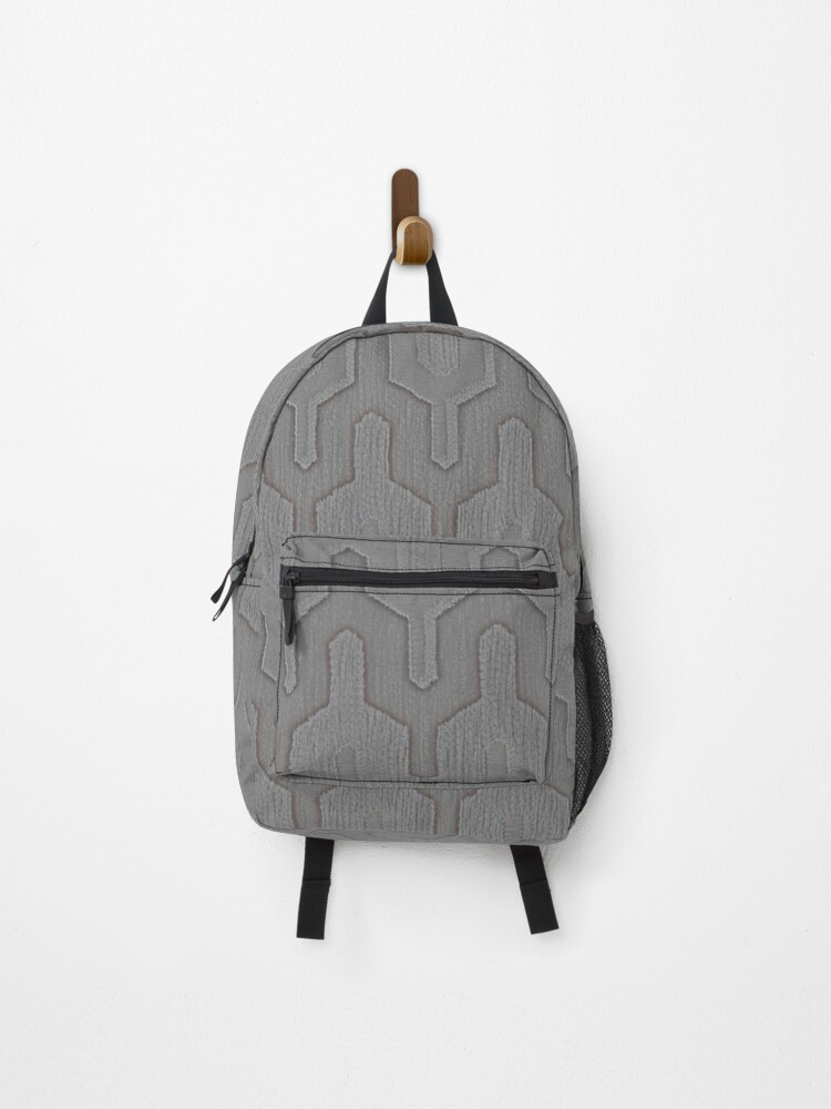 Thumbnail 1 of 3, Backpack, Grey Embossed Pattern designed and sold by JohnERoessler.
