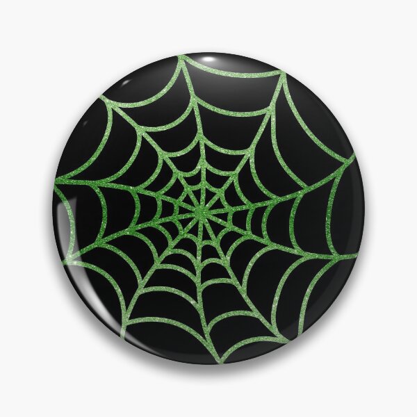 Item preview, Green Glittery Spider's Web designed and sold by VicEllisArt.
