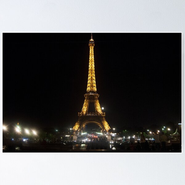 Item preview, Night in Paris France Travel Photography Photographic Print. designed and sold by Marianna Montico.
