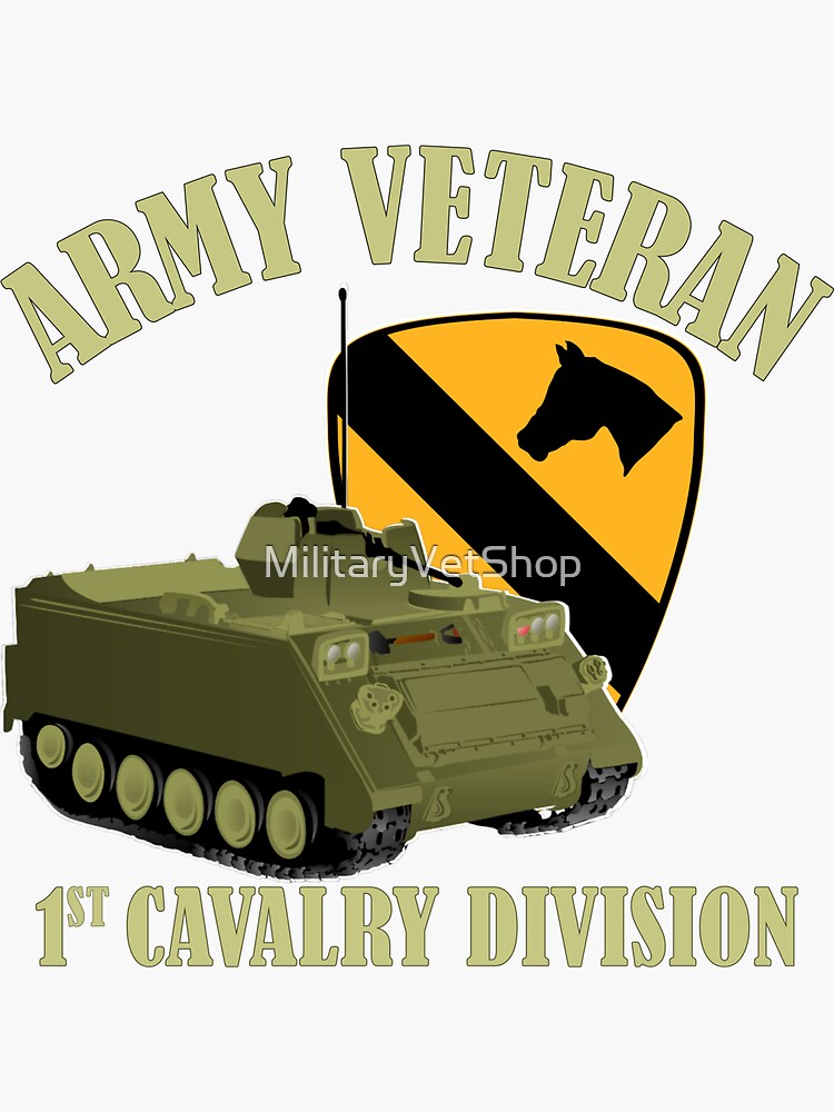 Army Veteran - 1st Cavalry Division by MilitaryVetShop