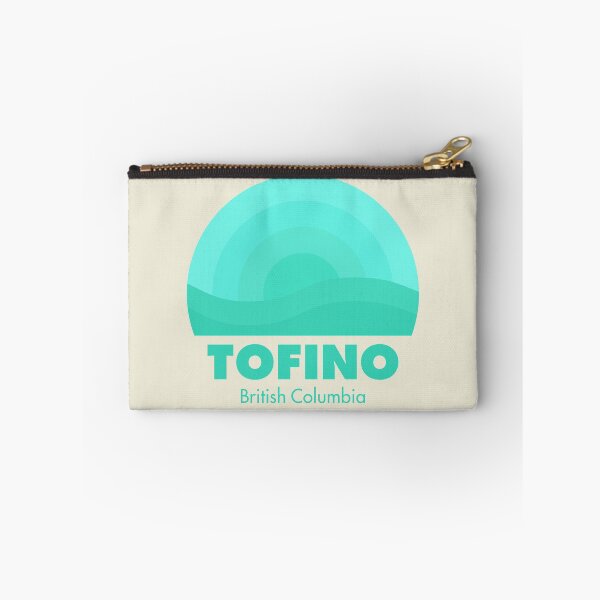 Item preview, Tofino British Columbia Retro Badge Teal designed and sold by modeoftravel.