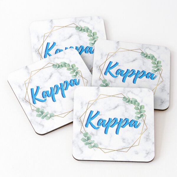 Item preview, Kappa Geometric Marble Print designed and sold by MaryaMeerkat.
