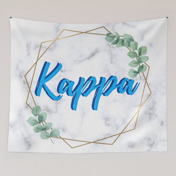 Item preview, Kappa Geometric Marble Print designed and sold by MaryaMeerkat.