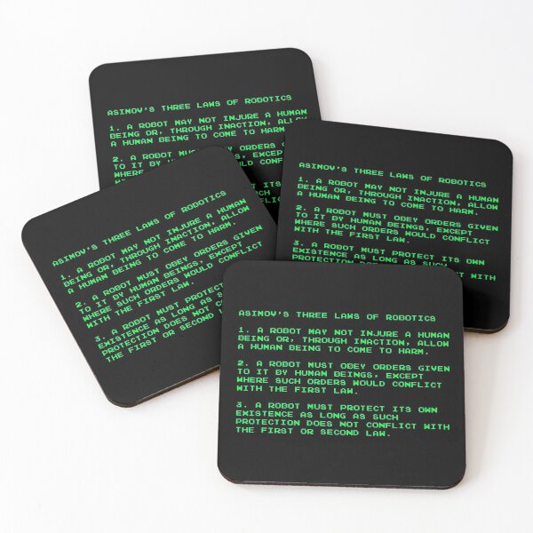 Item preview, Asimov’s Three Laws of Robotics (3) designed and sold by DotorEaon.