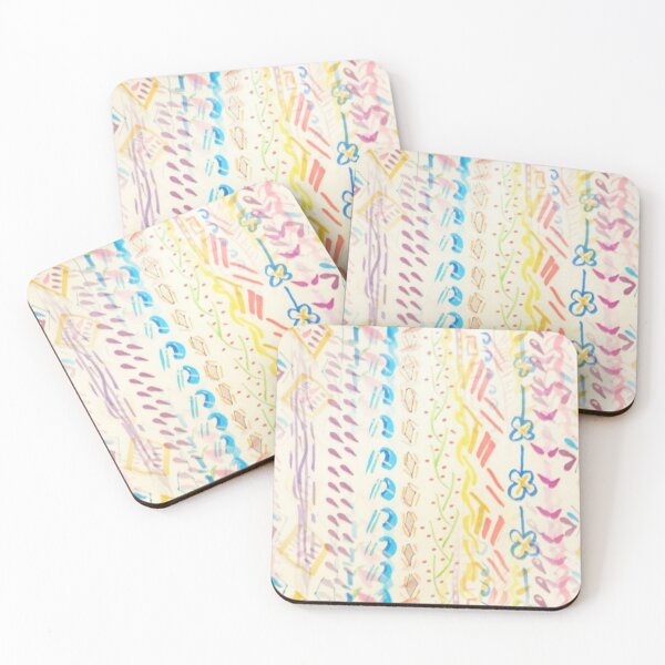 Item preview, Happy doodling pattern, repeated designed and sold by Melindrea.