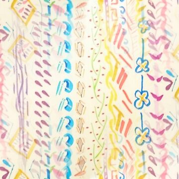 Artwork thumbnail, Happy doodling pattern, repeated by Melindrea