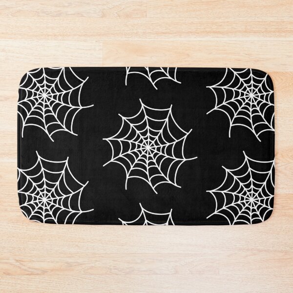 Item preview, White Spider's Web on Black designed and sold by VicEllisArt.