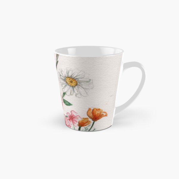 Watercolor Wildflowers Tall Mug