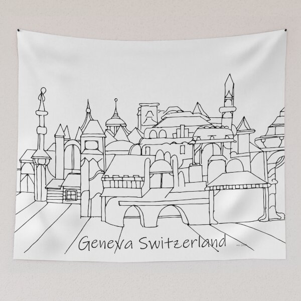 Artikelvorschau, Genf Schweiz --- TeresaTown at Redbubble 2020 entworfen und verkauft von Mark Stansberry.