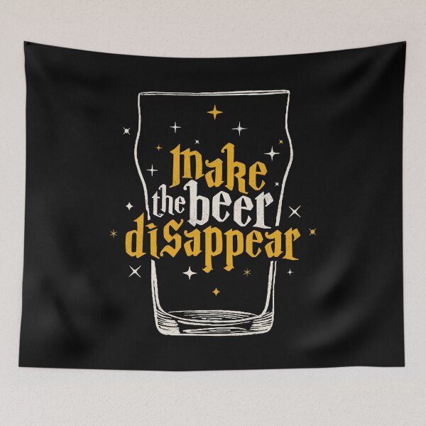 Item preview, Make the Beer Disappear - Beer Wizard designed and sold by PlantSlayer.