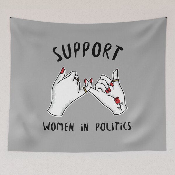 Item preview, Support Women in Politics designed and sold by NoBra-Store.