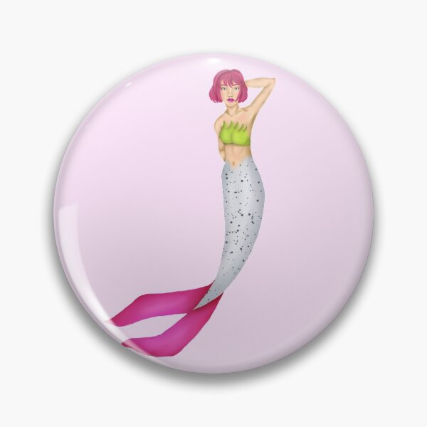 Item preview, Dragon Fruit Mermaid designed and sold by Artsyntry.