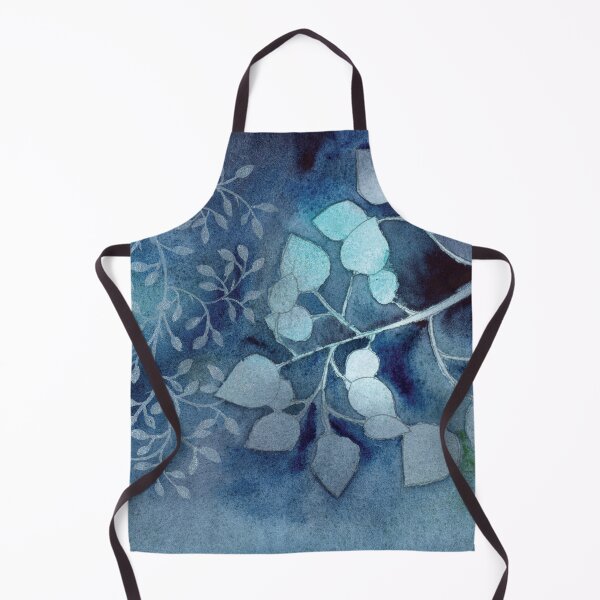 Item preview, Soft Blue Leaves in Watercolor designed and sold by Kelly Roy.