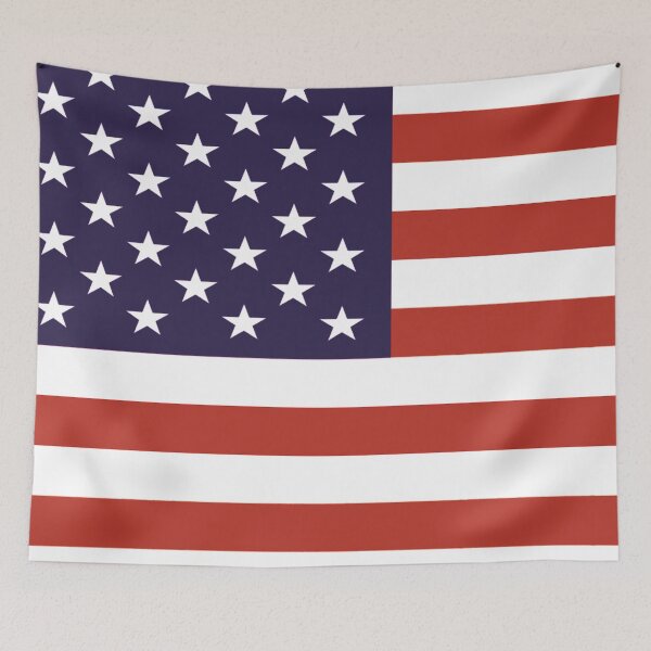 Item preview, American Flag Red White and Blue USA designed and sold by SqueakyRicardo.