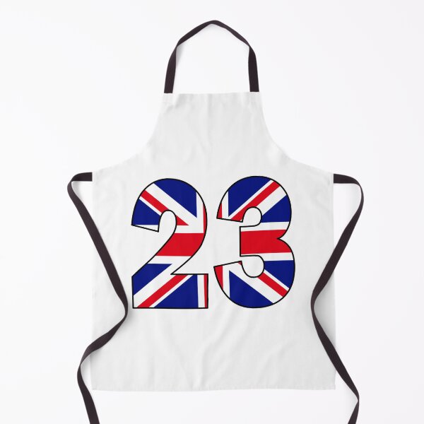 Item preview, Number 23 with UK flag on the background designed and sold by AllShirts21.