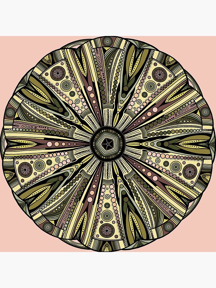 Seaside Urchin Mandala by akayeart