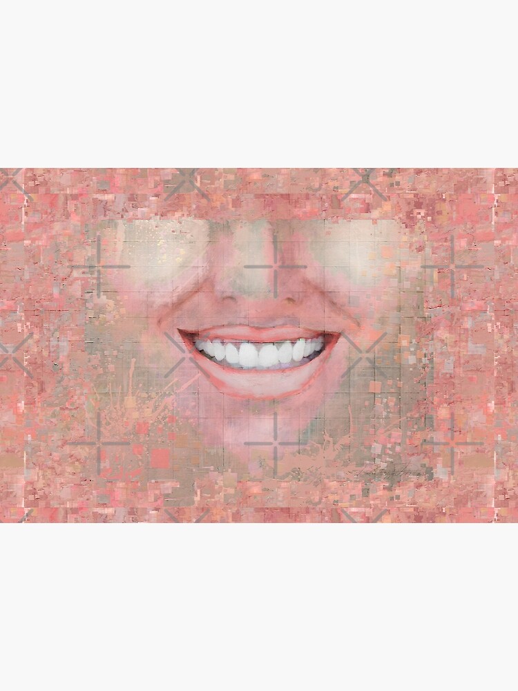 “Shattered” painting (Happy to be an Artist) - “Smile” Fine Art series by CaraSonrisa