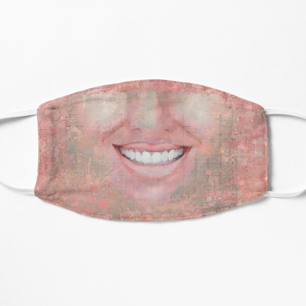 “Shattered” painting (Happy to be an Artist) - “Smile” Fine Art series Mask