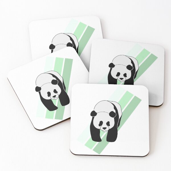 Item preview, Panda on stripes designed and sold by Artthensleep.
