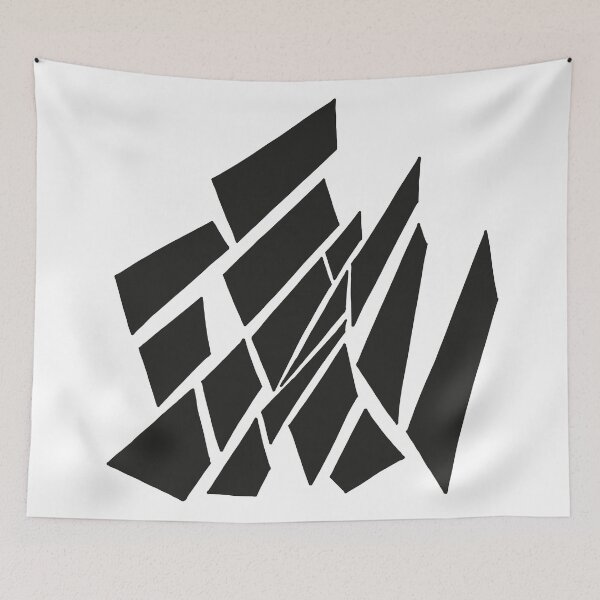 Item preview, geometric irregular hand drawing designed and sold by niceargentina.