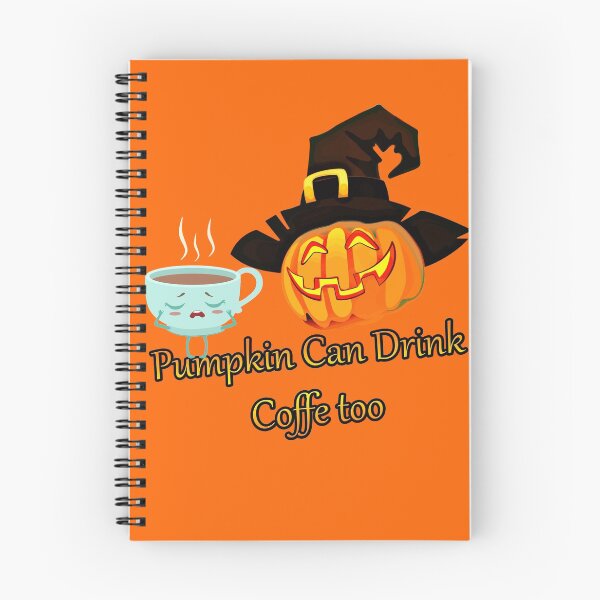 Item preview, Pumpkin Can Drink Coffe Too: Cute halloween gift for kids, kid siblings designed and sold by FunnyDio.