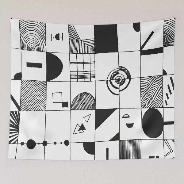 Item preview, irregular drawing geometrics designed and sold by niceargentina.