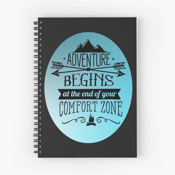Item preview, Adventure Begins at the End of Your Comfort Zone designed and sold by AutumnMoon1.