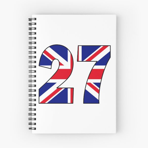 Item preview, Number 27 with UK flag on the background designed and sold by AllShirts21.