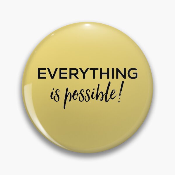 Item preview, Everything is possible yellow background designed and sold by Jenmag.